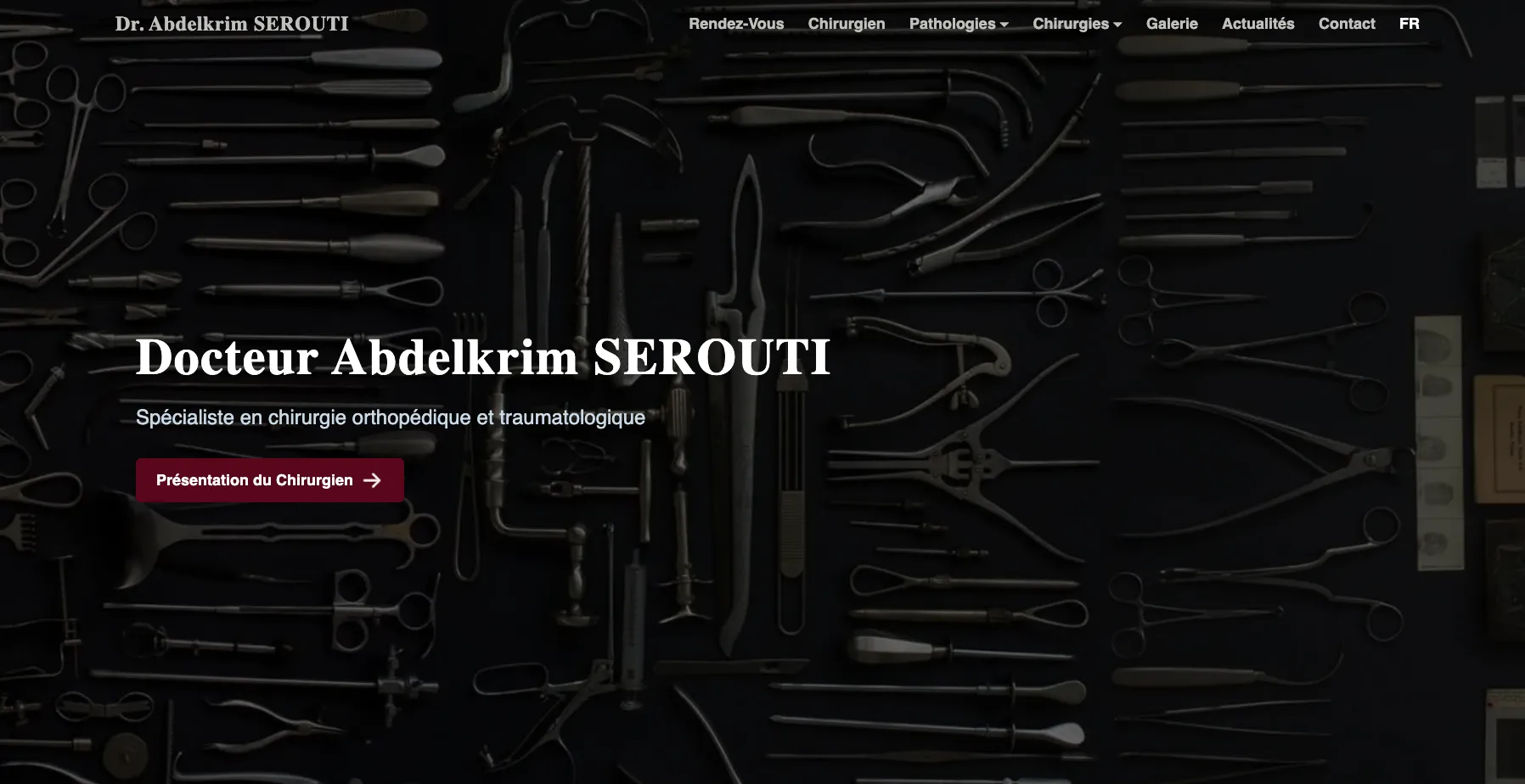 Doctor Personal Website back